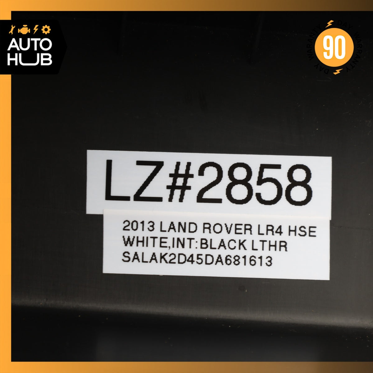 05-16 Land Rover LR4 HSE Steering Column Upper & Lower Cover Trim Black OEM - photo 12