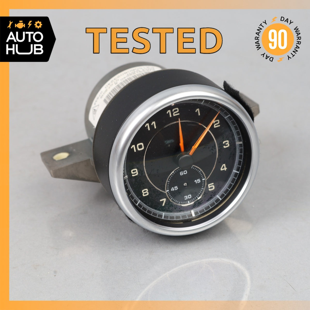 11-24 Porsche Cayenne GTS 958 Center Dashboard Chrono Clock OEM - photo 1