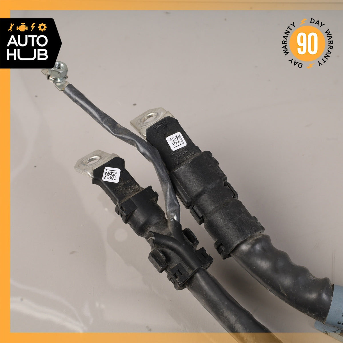 17-19 Mercedes W213 E300 Battery Starter Alternator Cable Harness OEM 89k - photo 3