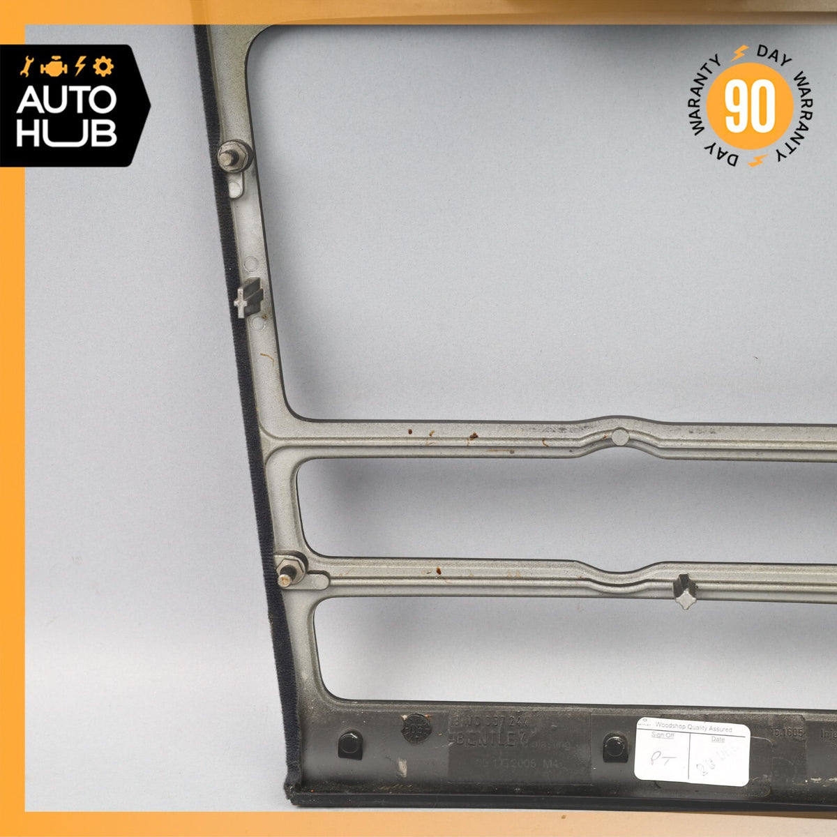 Bentley Continental Flying Spur Center Dashboard Instrument Panel Wood OEM 80k - photo 12
