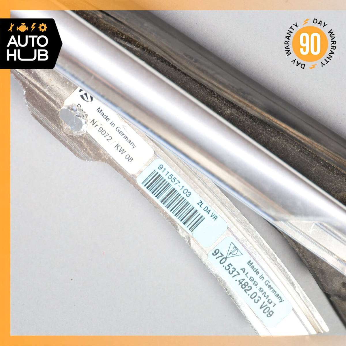 10-16 Porsche Panamera 970 Hybrid S Front Right Window Weather Seal Molding OEM - photo 16