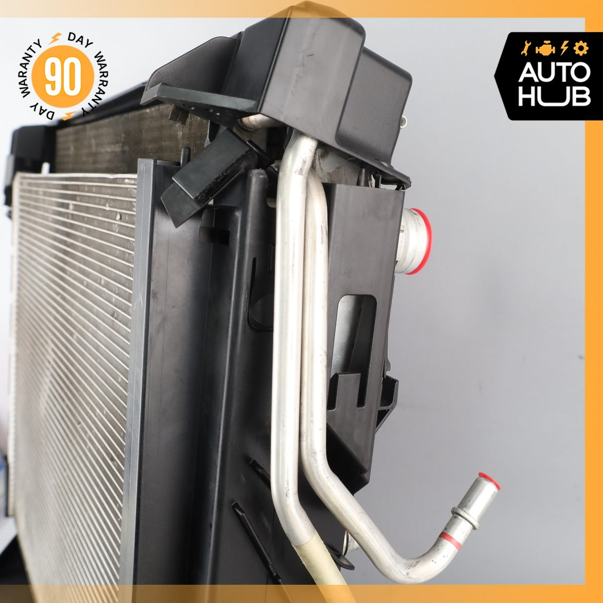 10-14 BMW E70 X5 X6 50i Water Cooling Radiator A/C Condenser Aux Cooler OEM - photo 15