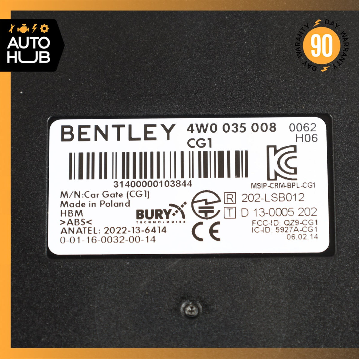 Bentley Flying Spur Electronic Remote Control Cargate Control Module OEM 40k - photo 7