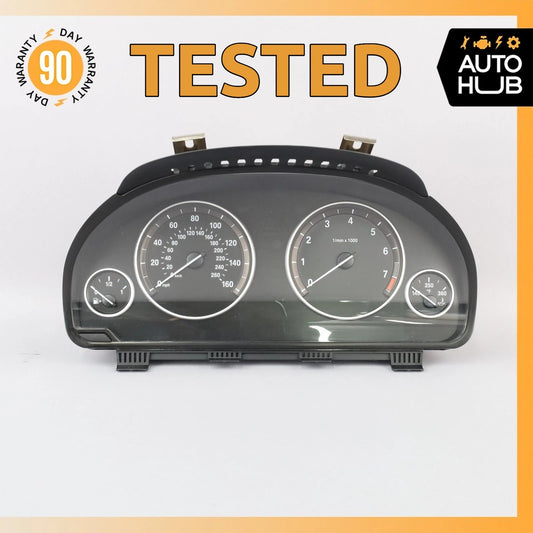 11-13 BMW F10 535i 550i Dashboard Instrument Gauge Cluster Speedometer OEM 98k - photo 1