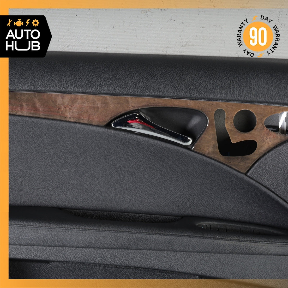 07-09 Mercedes W211 E350 E550 Interior Door Panel Front Left Side Black OEM - photo 3
