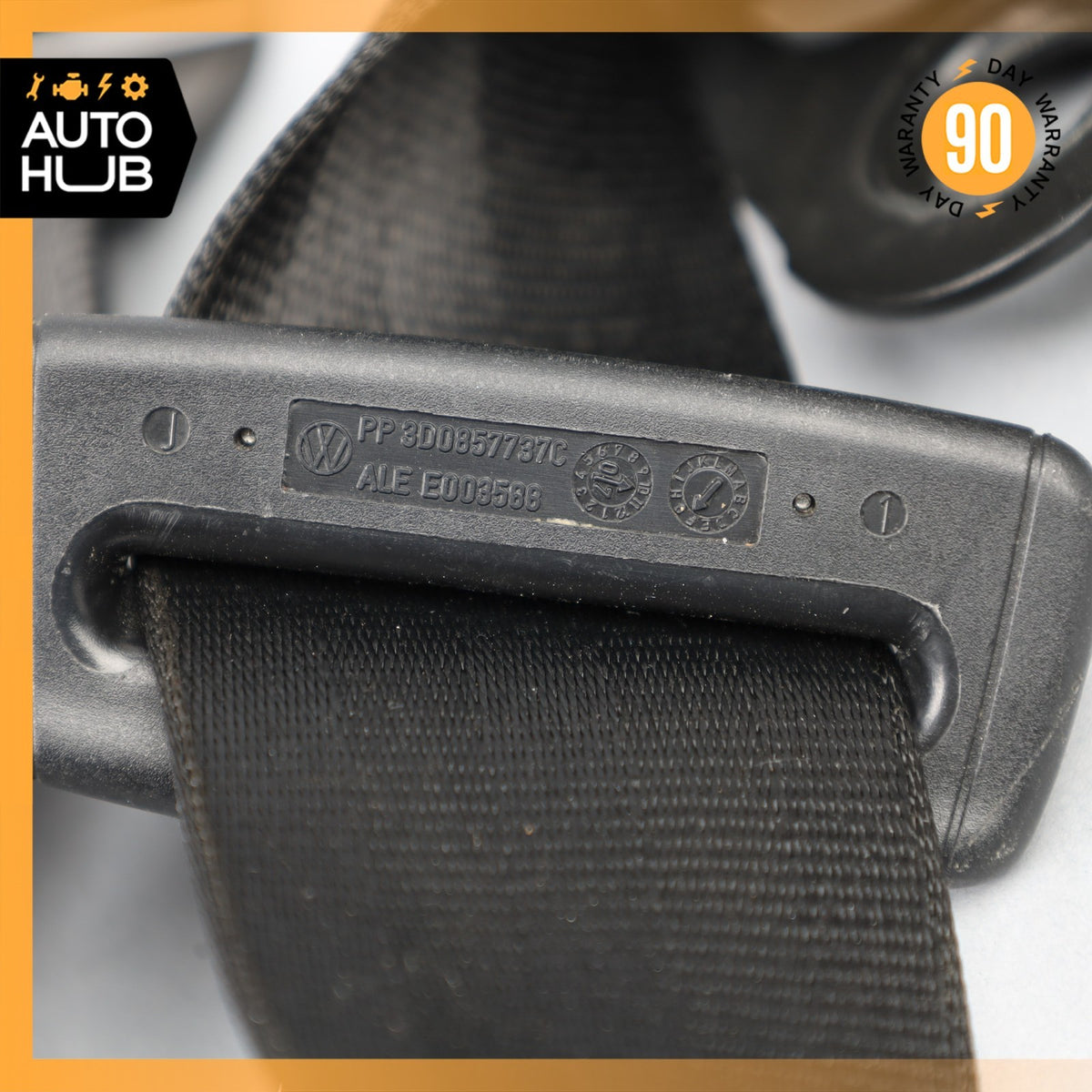 03-10 Bentley Continental GT Coupe Rear Right Passenger Side Seat Belt OEM 87k - photo 10