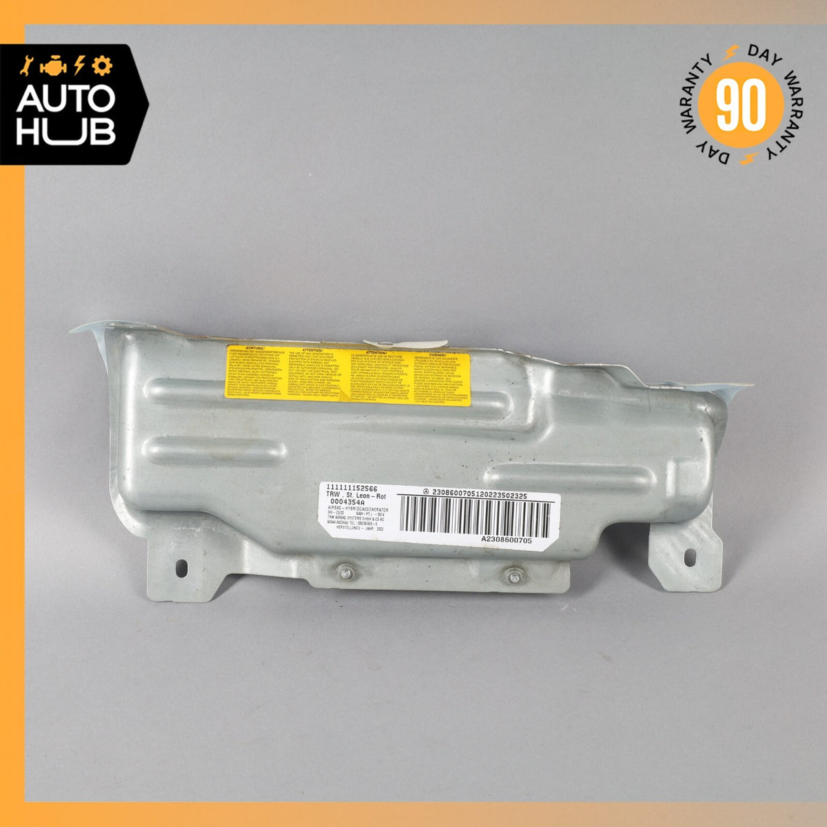 03-12 Mercedes R230 SL500 SL55 AMG Knee Airbag Air Bag Left Driver Side OEM - photo 5