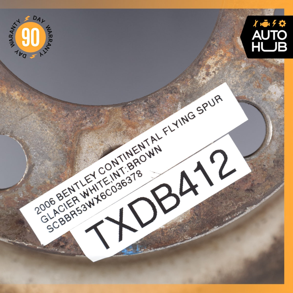 Bentley Continental Flying Spur GT Front Brake Rotors Disc Left & Right Set 58k - photo 12