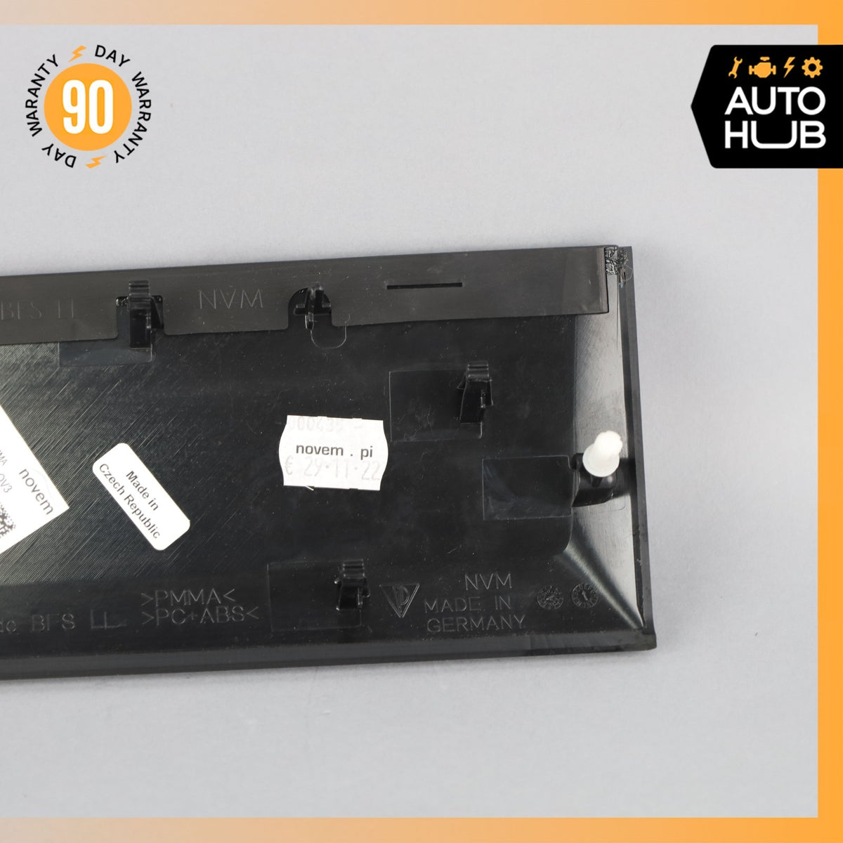 Porsche Panamera 971 Front Dashboard Right Cover Panel Molding Piano Black OEM - photo 10