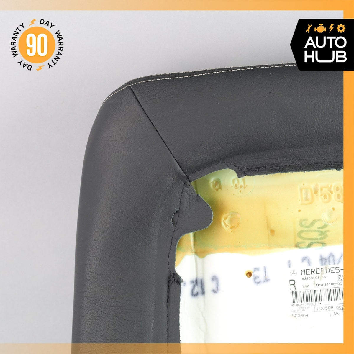 12-14 Mercedes W218 CLS550 Top Upper Seat Cushion Front Right Side Black OEM - photo 11