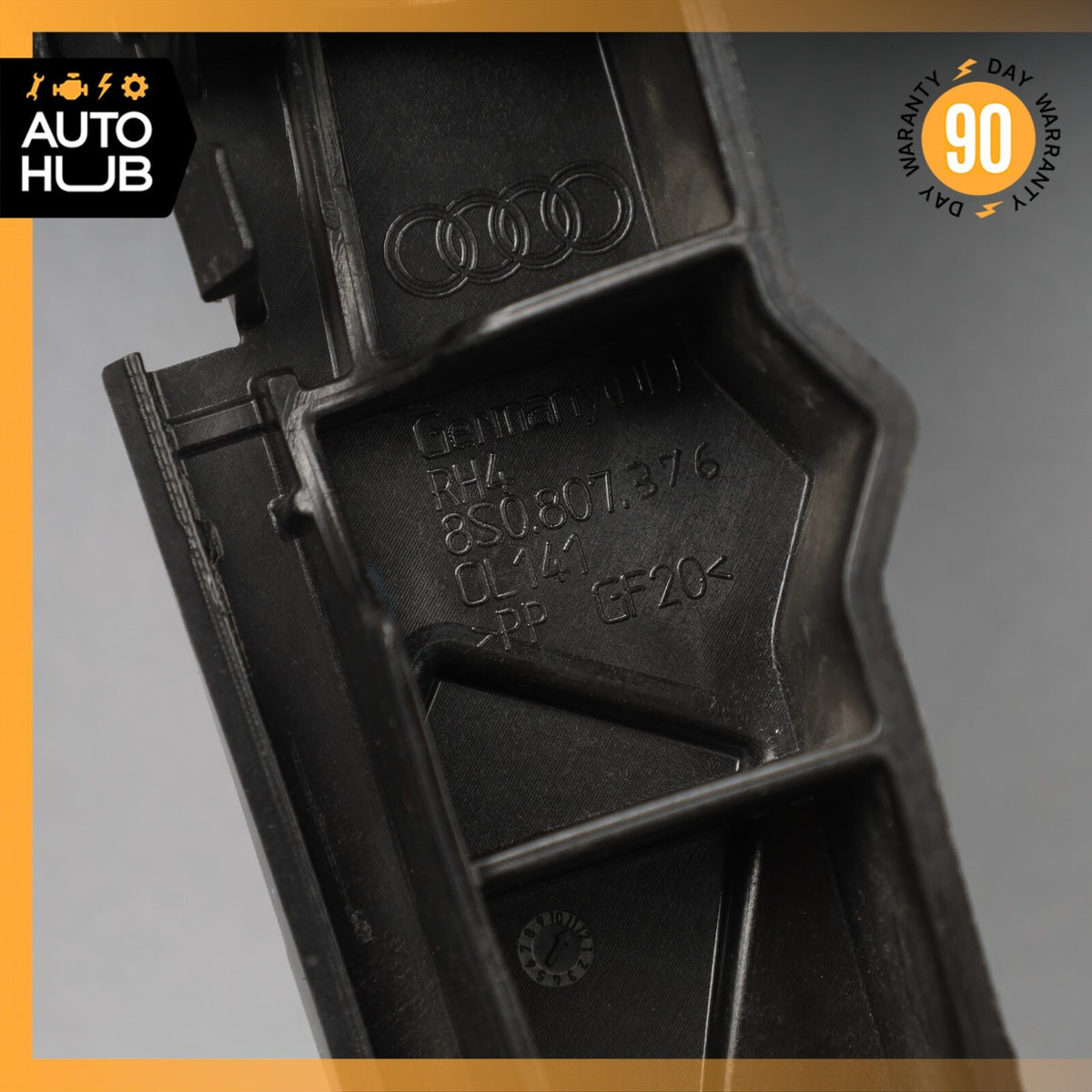 2018 Audi 8S TT Rear Right Passenger Side Bumper Guide Support Bracket OEM 54k - photo 5