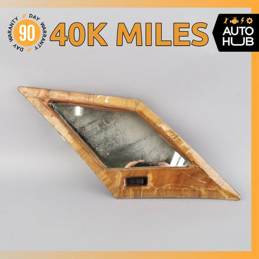 81-98 Rolls Royce Silver Spur Rear Left Quarter Vanity Glass Mirror Wood OEM - photo 1
