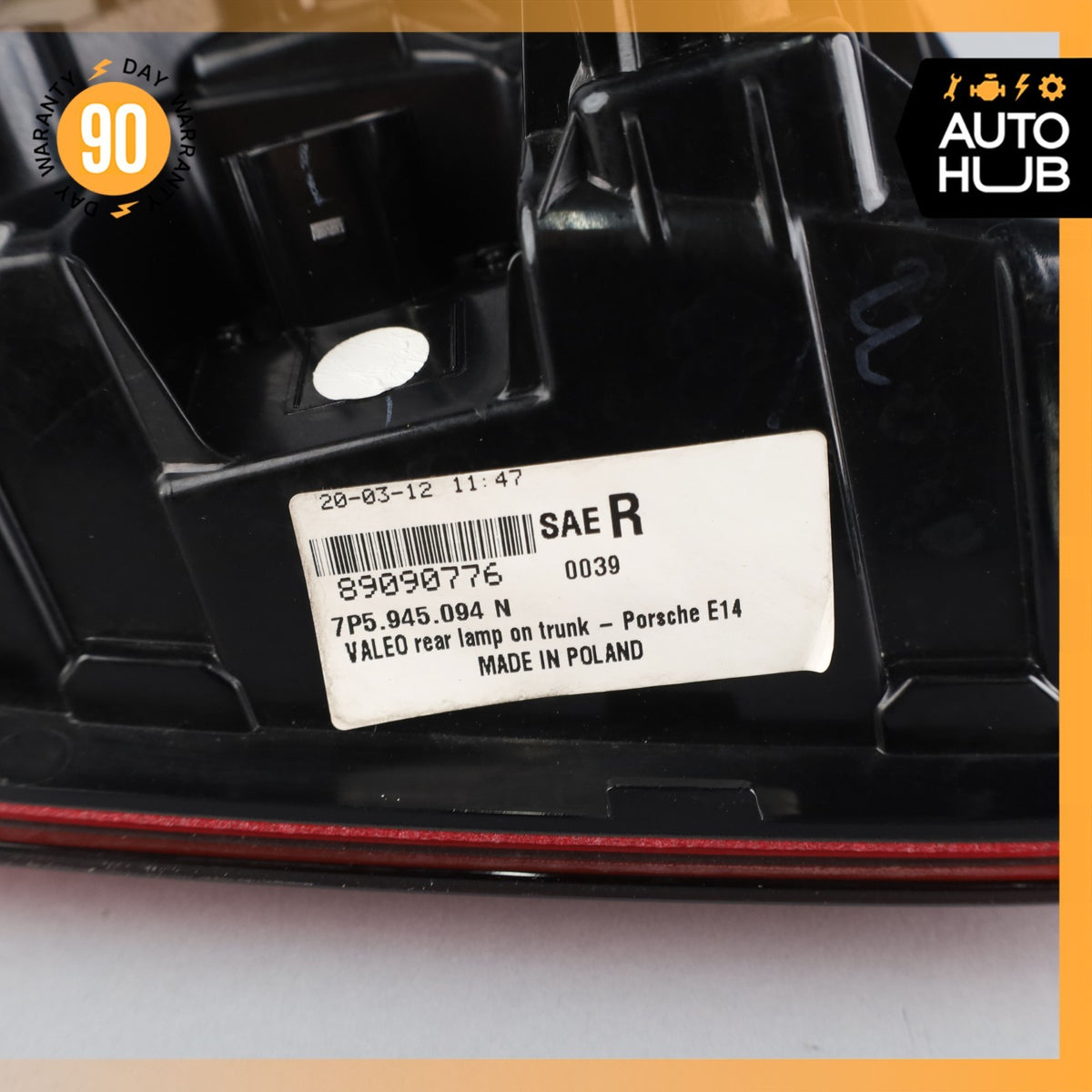 11-14 Porsche Cayenne 958 Rear Right Side Inner Tail Light Lamp 7P5945094N OEM - photo 15