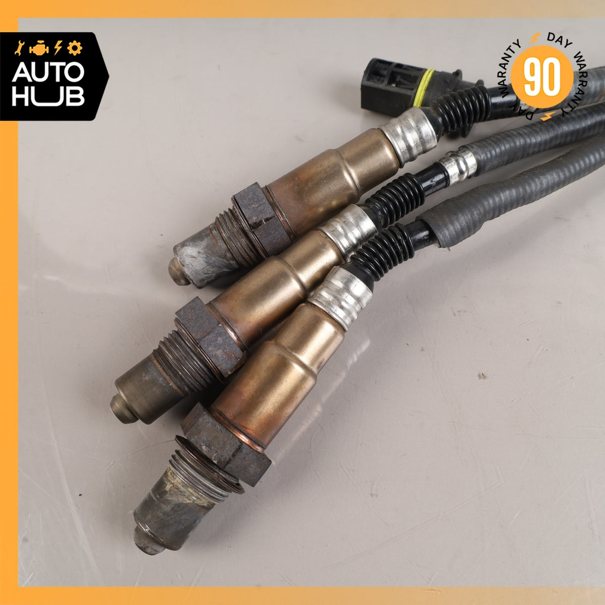 Mercedes W211 E320 E55 AMG Left Side Oxygen O2 Sensor Lambda Set of 4 OEM - photo 3
