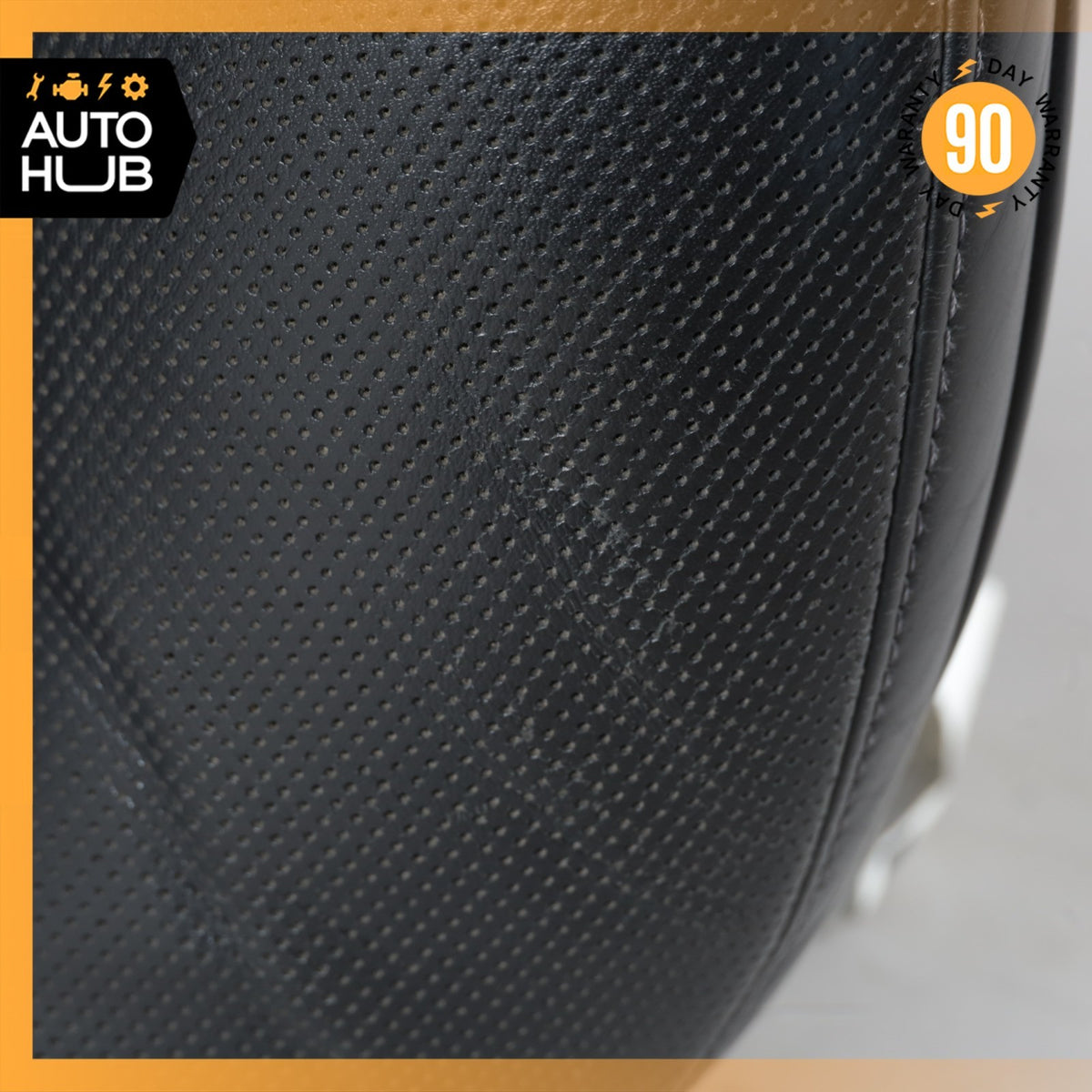 15-18 Porsche Macan S 95B Front Left Side Seat Upper Cushion Leather Black OEM - photo 13