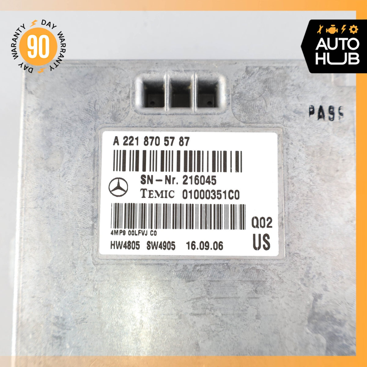 07-14 Mercedes W216 CL550 S350 Voice Language Communication Control Module OEM - photo 7