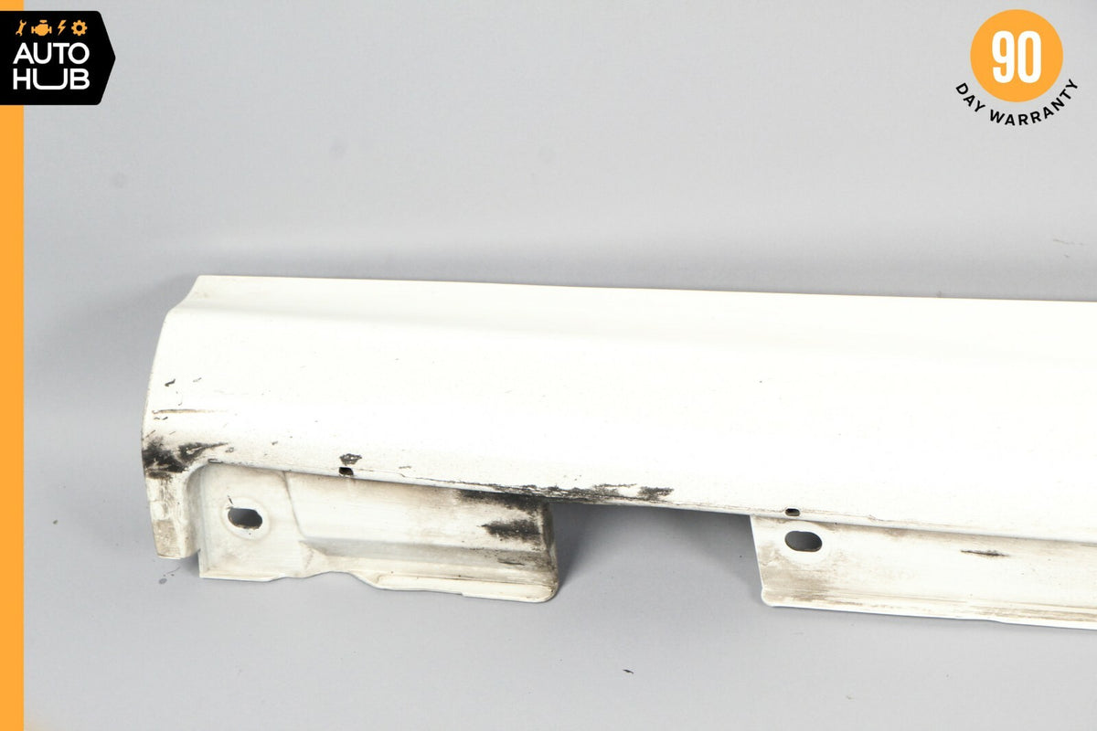 06-09 Mercedes W209 CLK350 CLK550 Base Left Rocker Molding Side Skirt White OEM - photo 6
