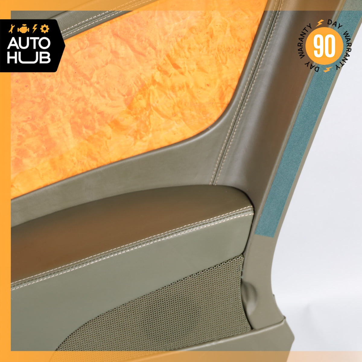 03-10 Bentley Continental GT Rear Passenger Side Interior Door Panel Green OEM - photo 3