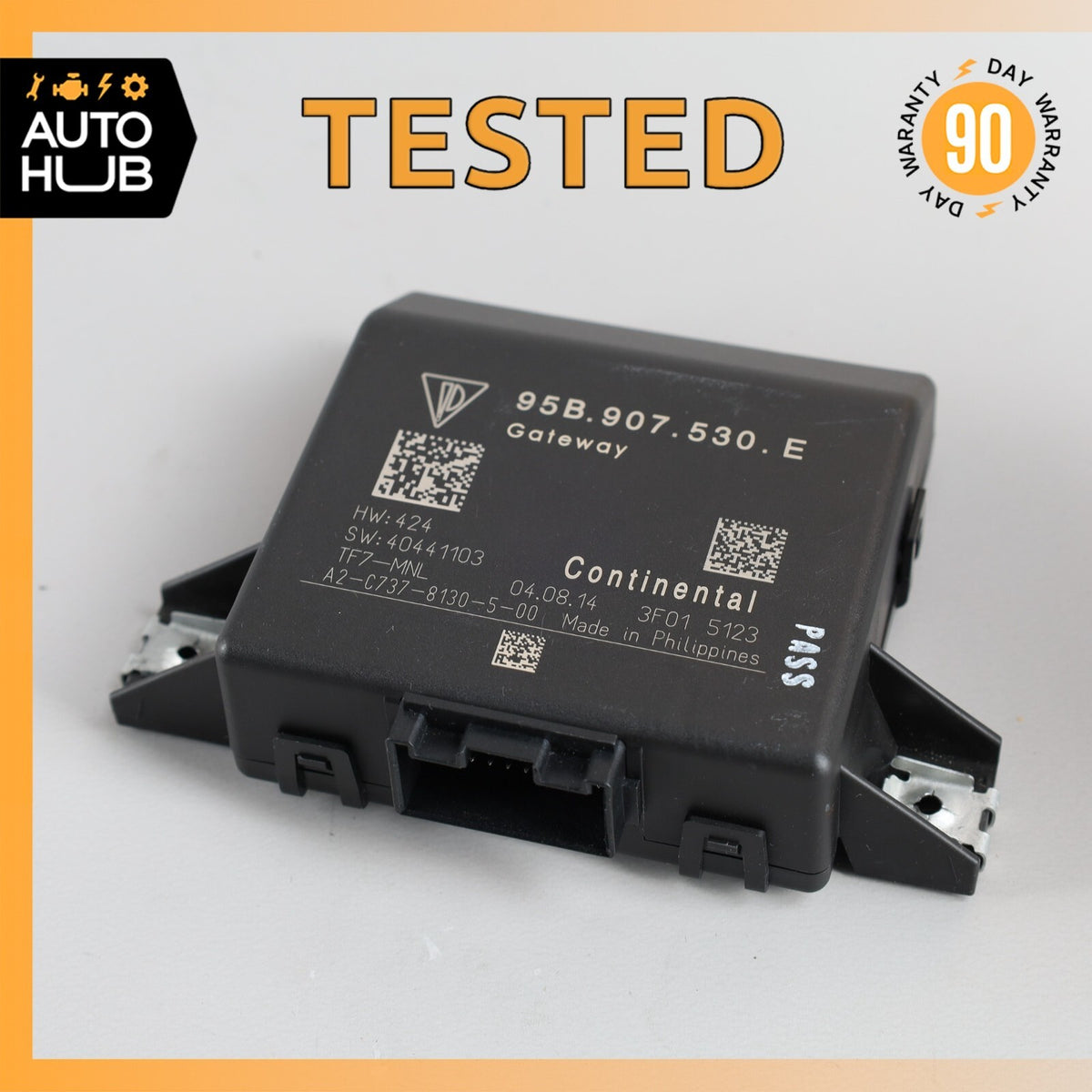 11-18 Porsche Cayenne 958 E-Hybrid S Parking Aid Control Module 95B907530E OEM - photo 1