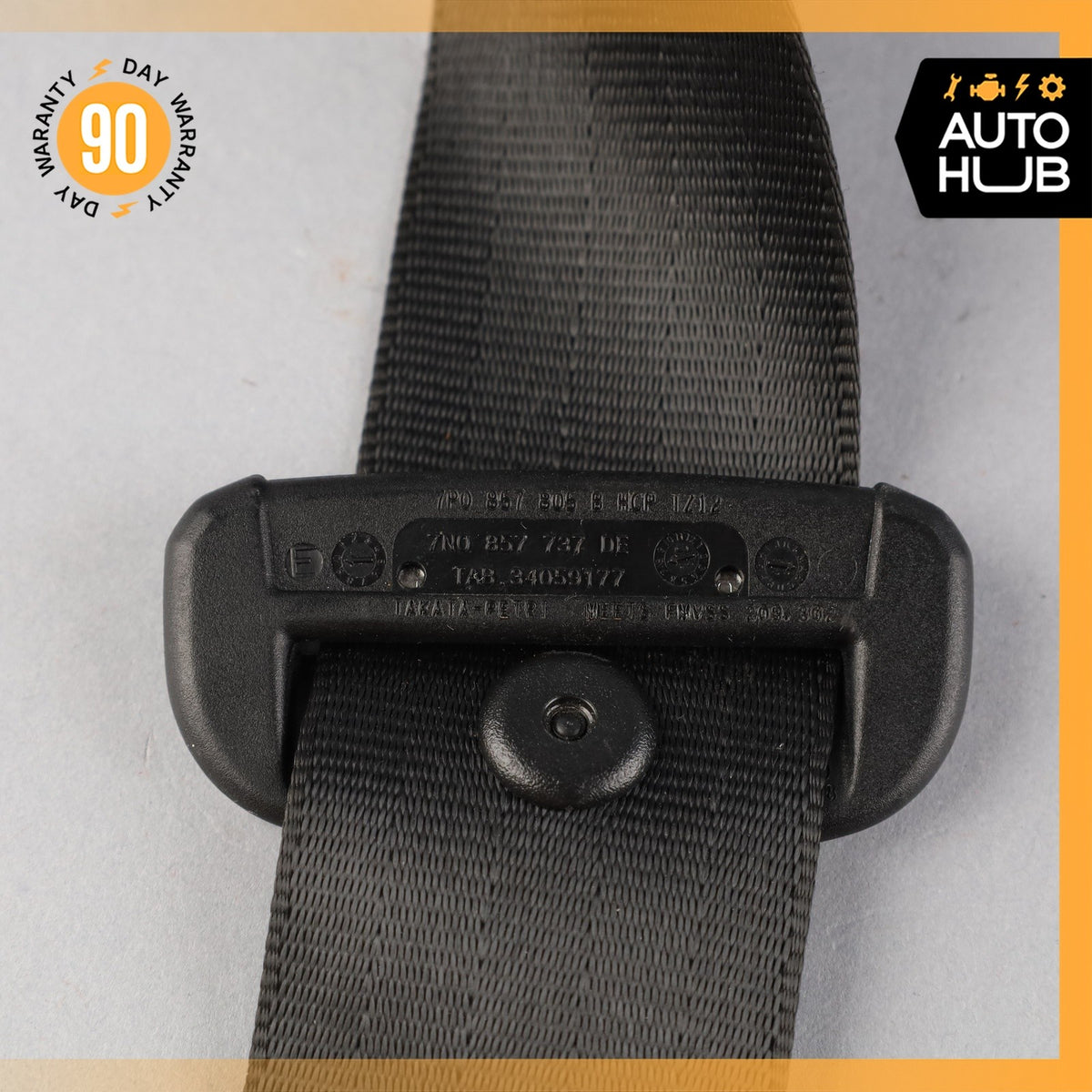 11-18 Porsche Cayenne 958 Rear Left Seatbelt Seat Belt Black 95880305110 OEM - photo 15