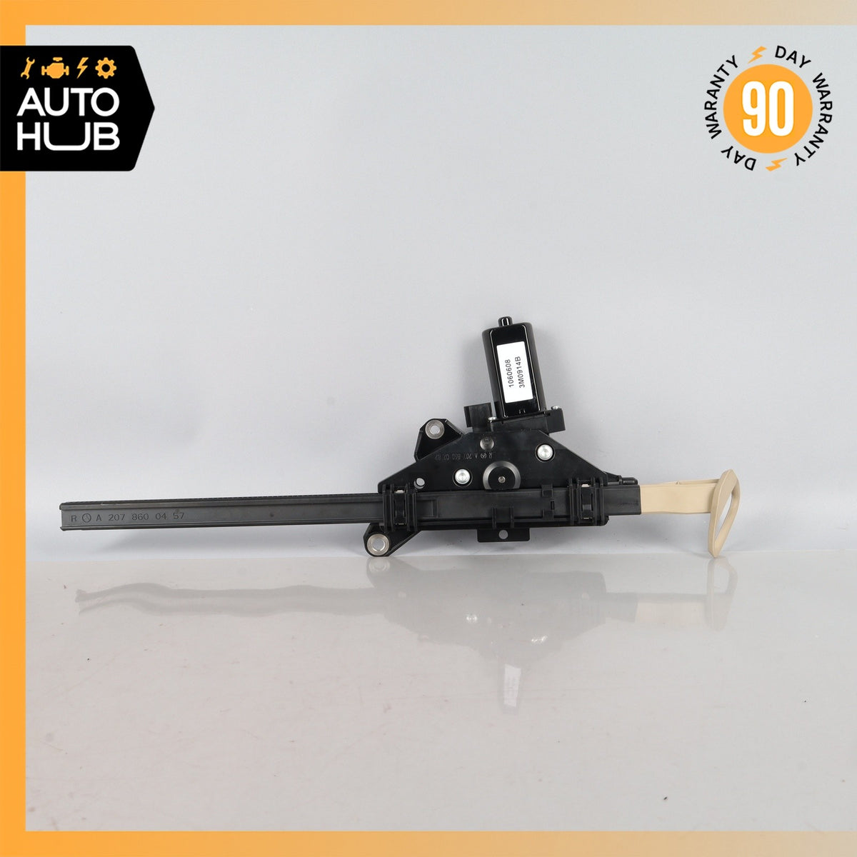 10-17 Mercedes W207 E350 E550 Right Side Seat Belt Feeder Motor Beige OEM - photo 8