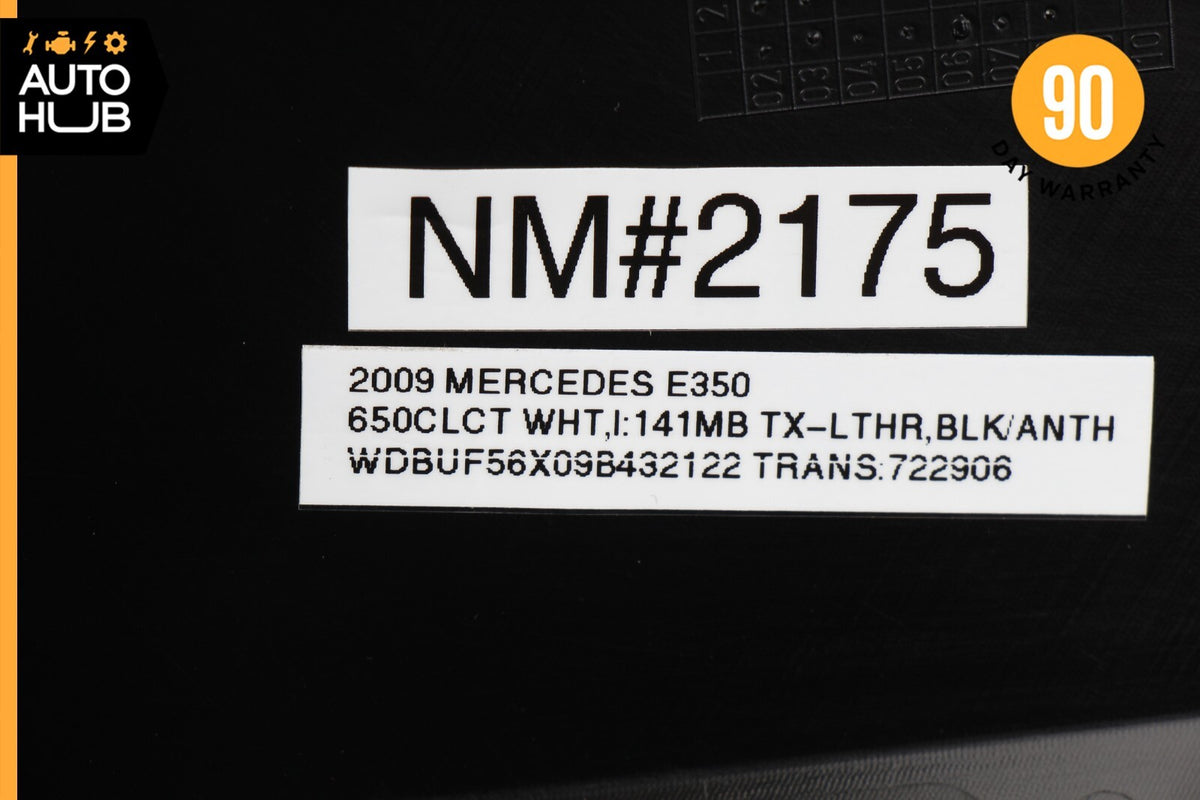 07-09 Mercedes W211 E350 E500 Right Side Dashboard Trim Cover Panel Black OEM - photo 10