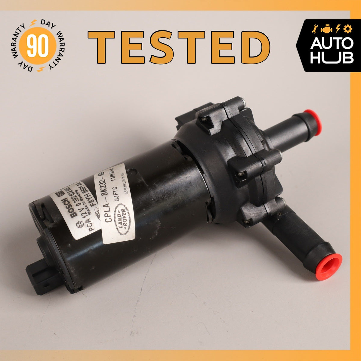 2014 Range Rover Sport L494 Supercharged Auxiliary Coolant Pump CPLA8K232AD OEM - photo 1