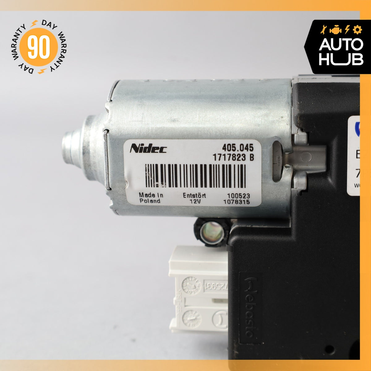 11-18 Porsche Cayenne 958 Turbo / Hybrid S Roof Sun Shade Roller Blind Motor OEM - photo 2