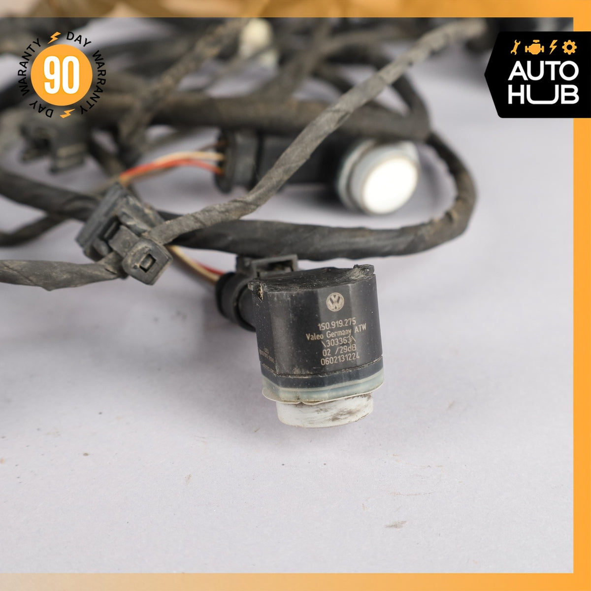 11-14 Audi D4 A8L Rear Bumper Wire Harness w/ PDC Parking Sensors OEM - photo 8