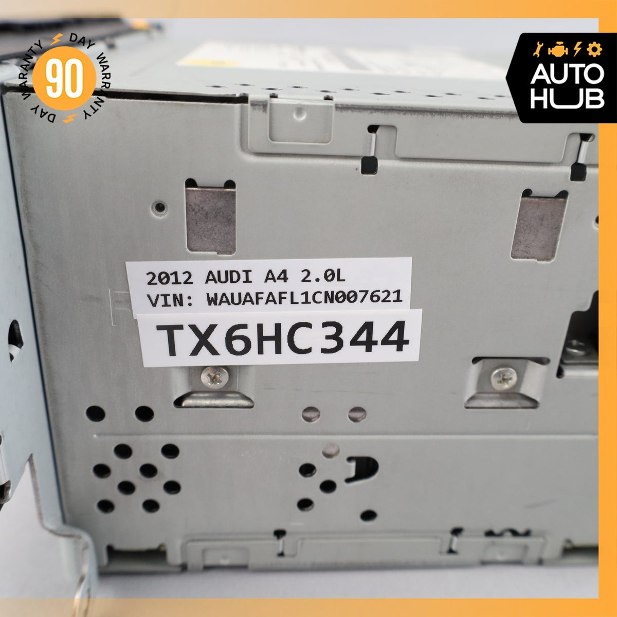 10-12 Audi B8 A4 S4 Audio Radio Receiver Head Unit AM CD Player OEM - photo 12