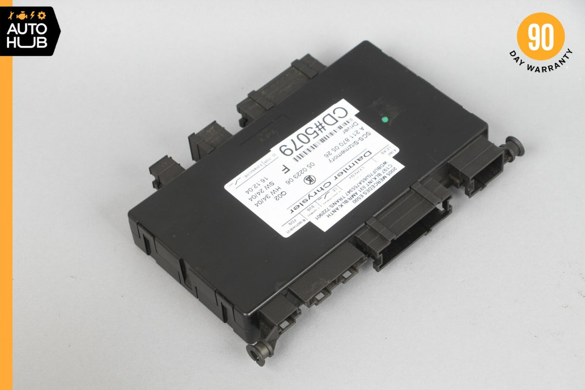 03-12 Mercedes W211 E500 CLS550 E320 ML500 Seat Control Module Left Side OEM - photo 2