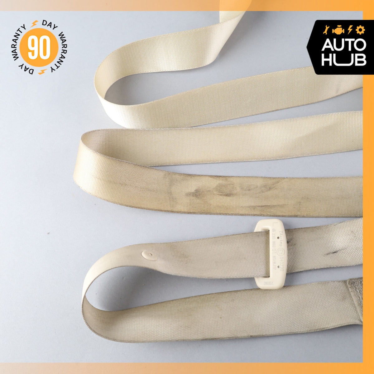 03-06 Mercedes R230 SL500 SL55 AMG Left Side Seat Belt Retractor Beige OEM - photo 10