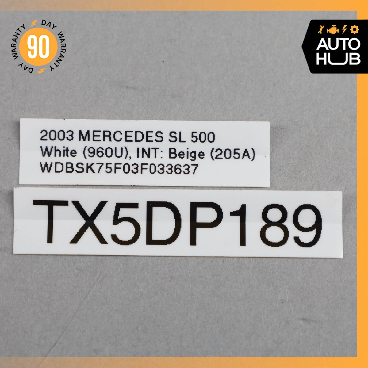 03-06 Mercedes R230 SL500 SL55 Right Passenger Side Door Handle Keyless Go OEM - photo 21
