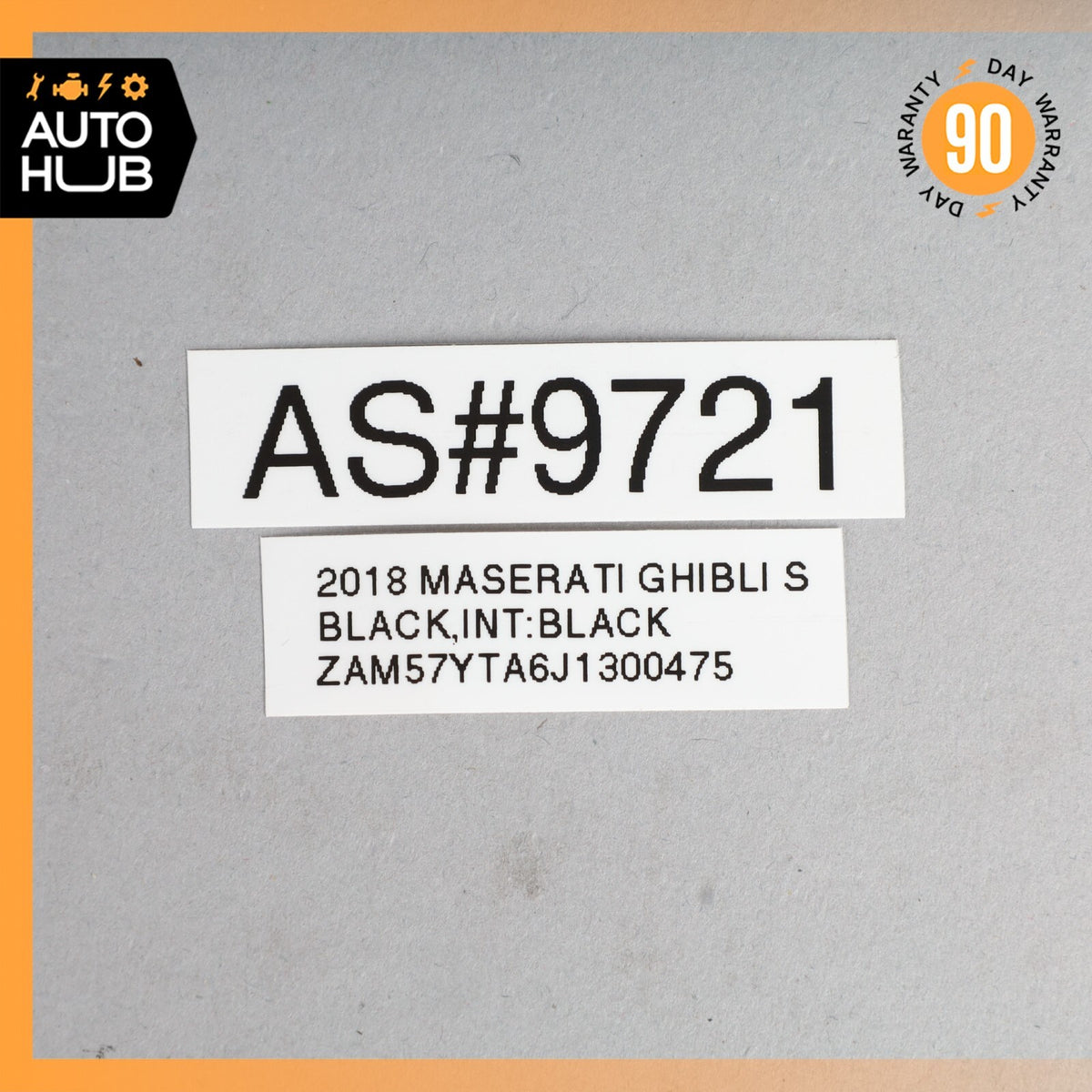 14-22 Maserati Ghibli M157 Front Right or Left Seat Headrest Head Rest OEM - photo 12