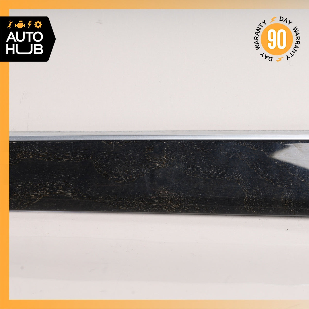 14-16 Mercedes W212 E350 E550 Rear Left Door Panel Bezel Trim Wood OEM 75k - photo 4