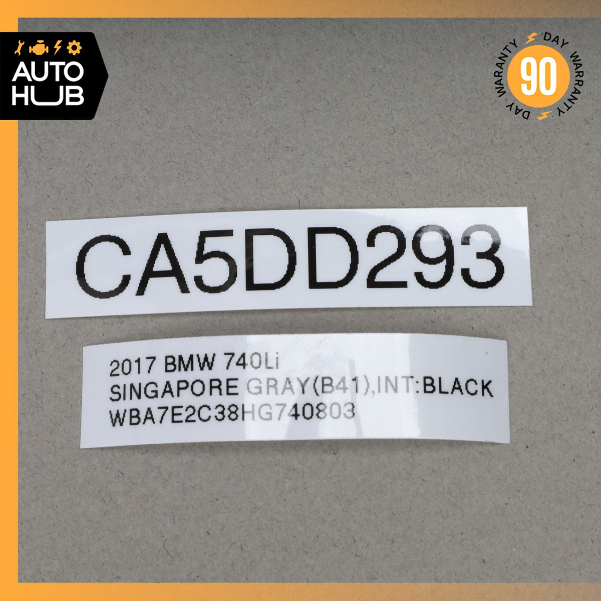 BMW G12 740Li Steering Column Cover Panel Trim Black 9329536 OEM - photo 24