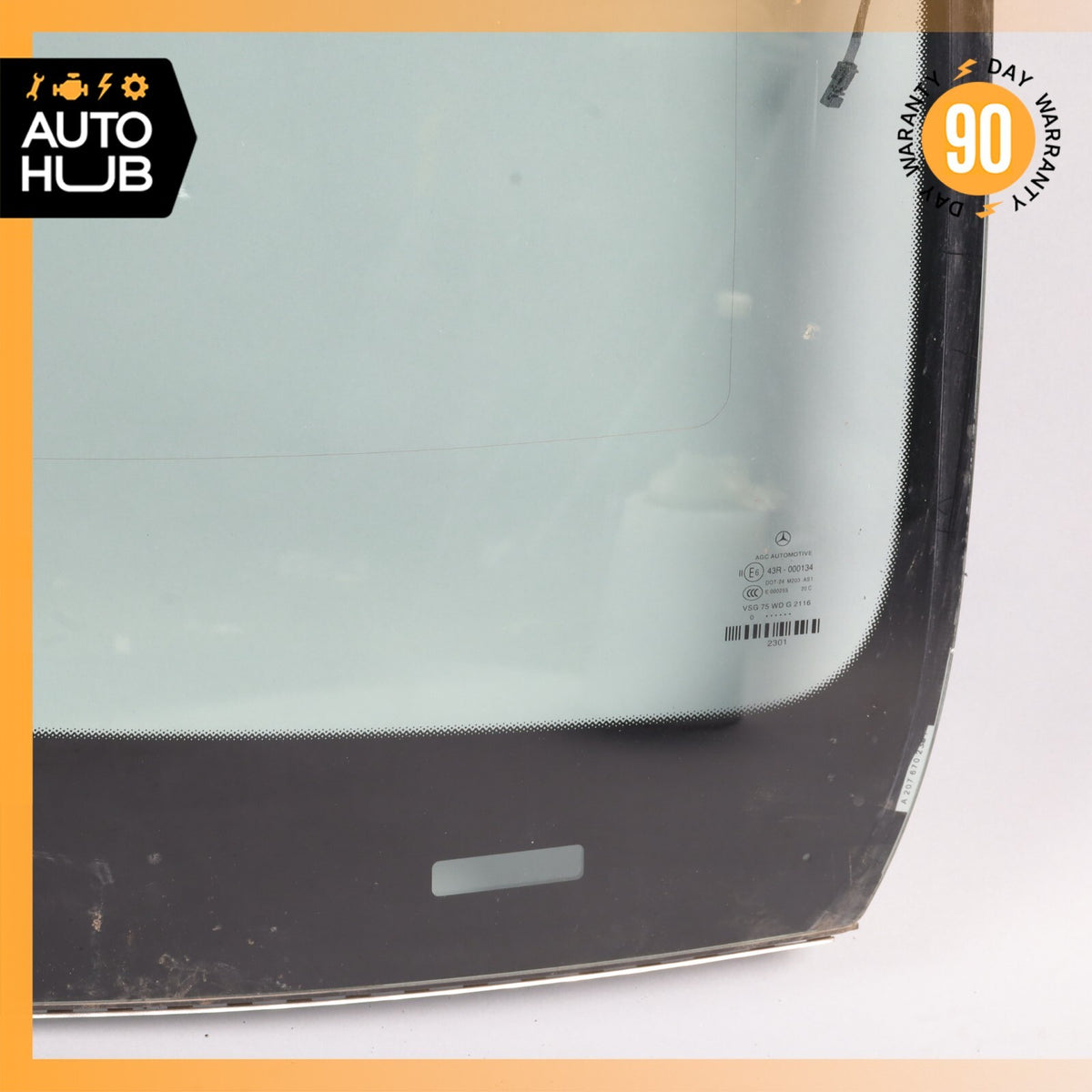 11-13 Mercedes W207 E550 E350 Convertible Front Windshield Window Glass OEM 46k - photo 7