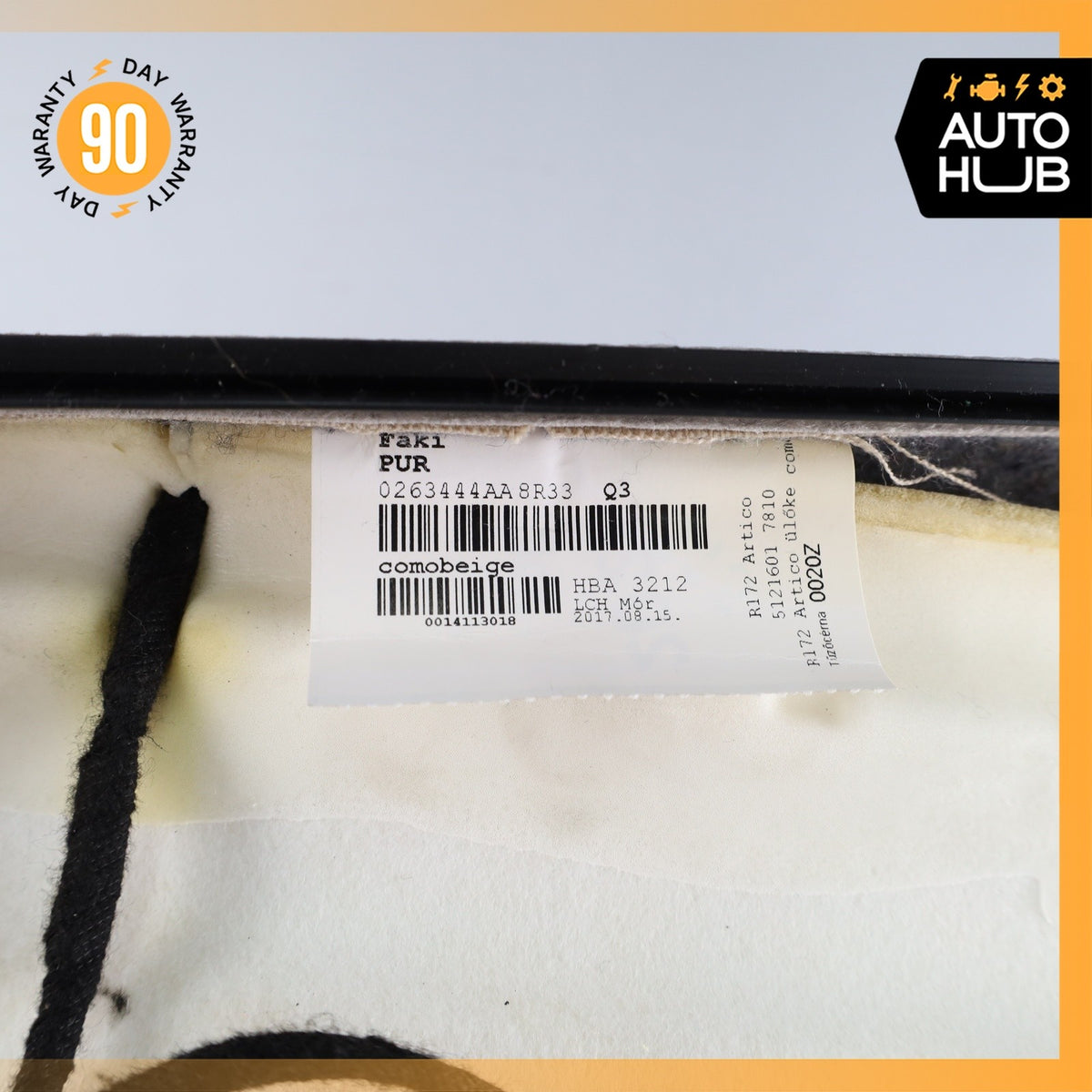12-20 Mercedes R172 SLC300 SLK250 Right Side Lower Bottom Seat Cushion OEM 53k - photo 17