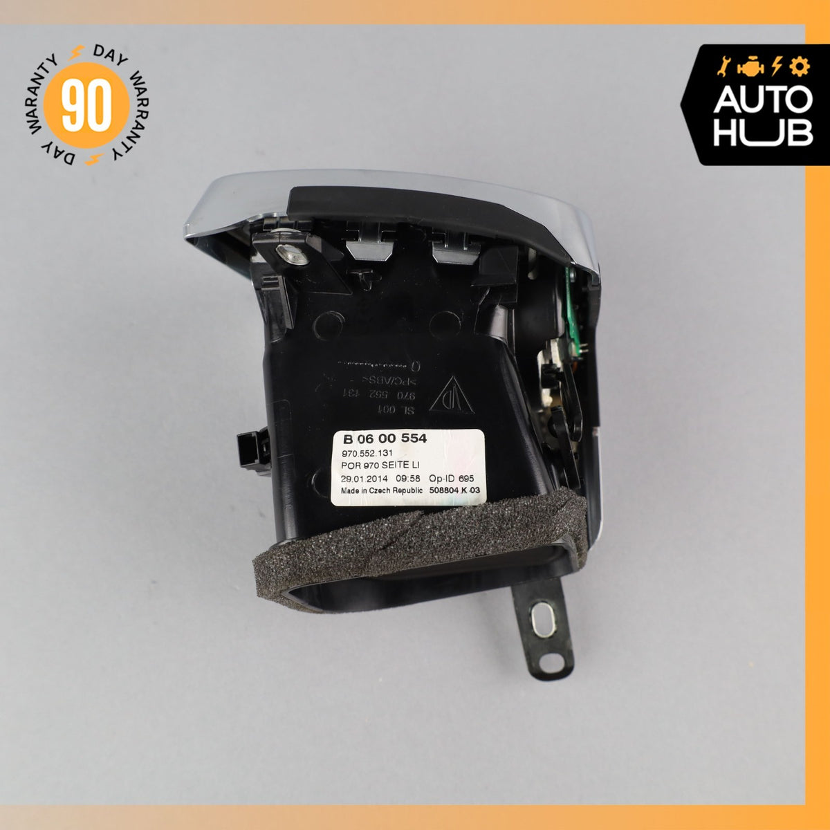 Porsche Panamera 970 Front Left Dashboard AC A/C Outer Air Vent OEM 86k - photo 7