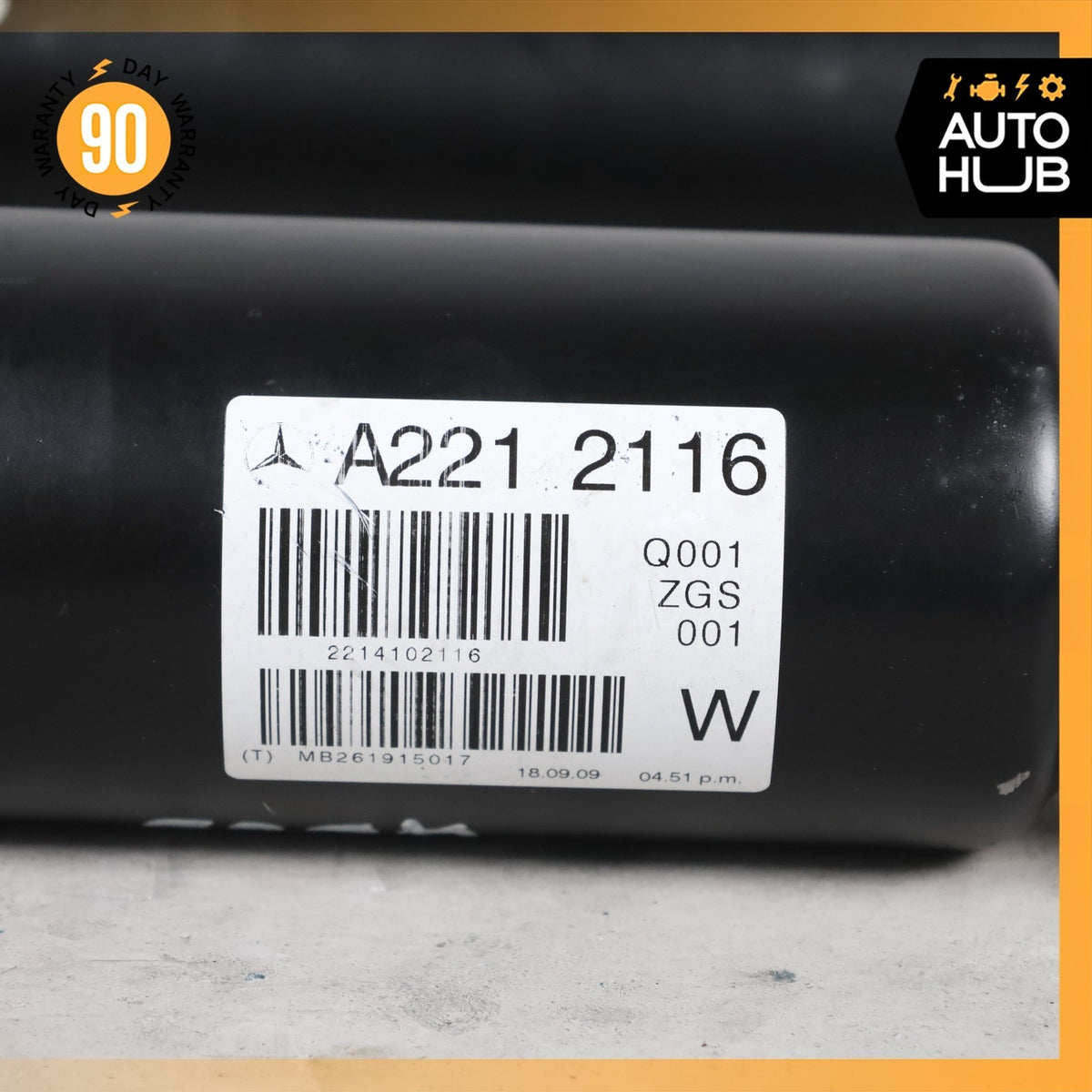 07-11 Mercedes W221 S550 AWD Driveshaft Propeller Shaft 2214102116 OEM - photo 10