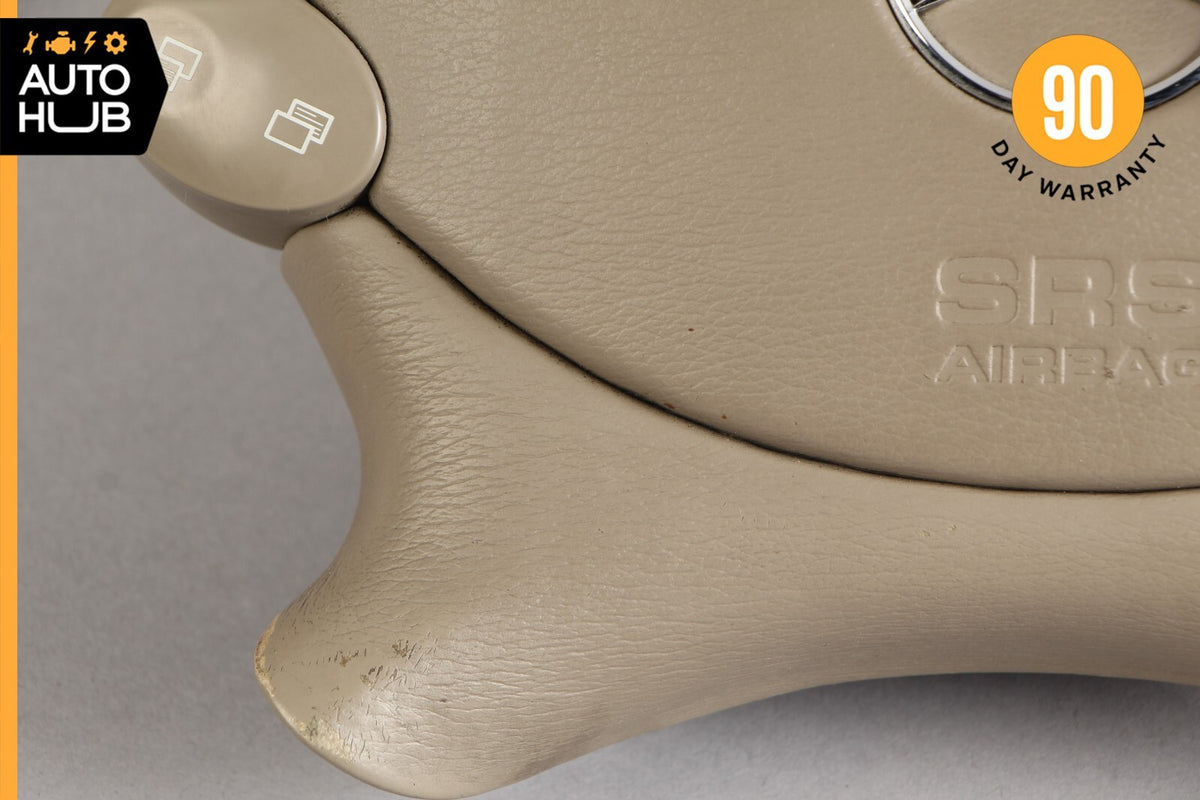 Mercedes R230 SL500 SL55 AMG CLK500 E350 Steering Wheel Airbag Air Bag Beige OEM - photo 4