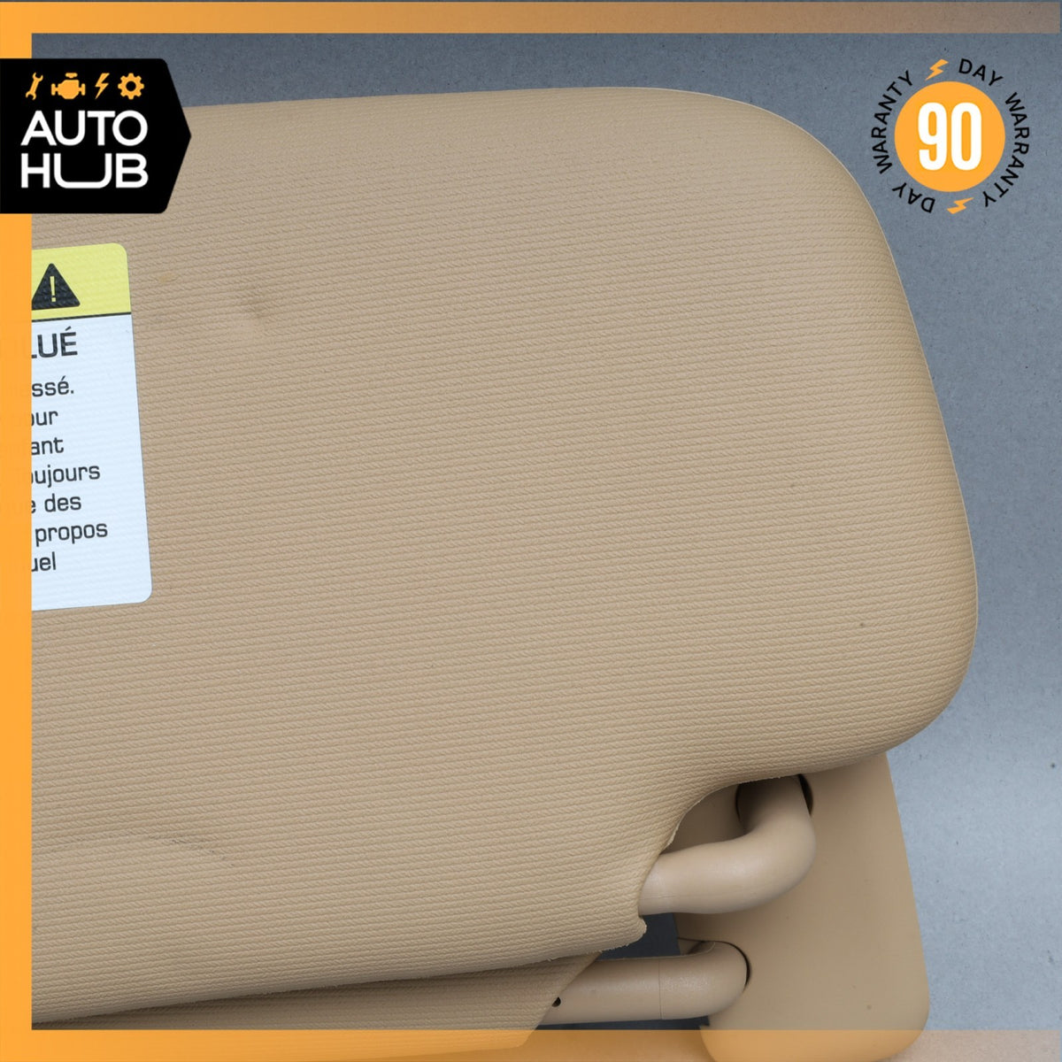 15-18 Porsche Cayenne 958 Sun Visor Sunvisor Front Right Beige 7P5857552P OEM - photo 17