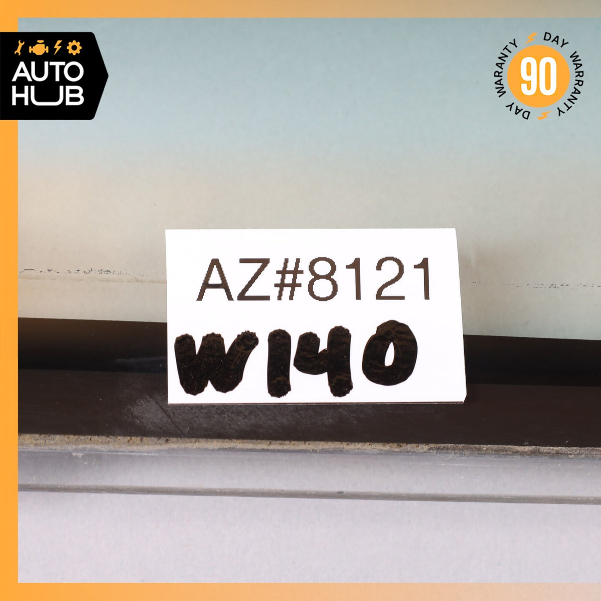 92-99 Mercedes W140 300SD 400SEL Quarter Window Glass Rear Left Driver Side OEM - photo 12
