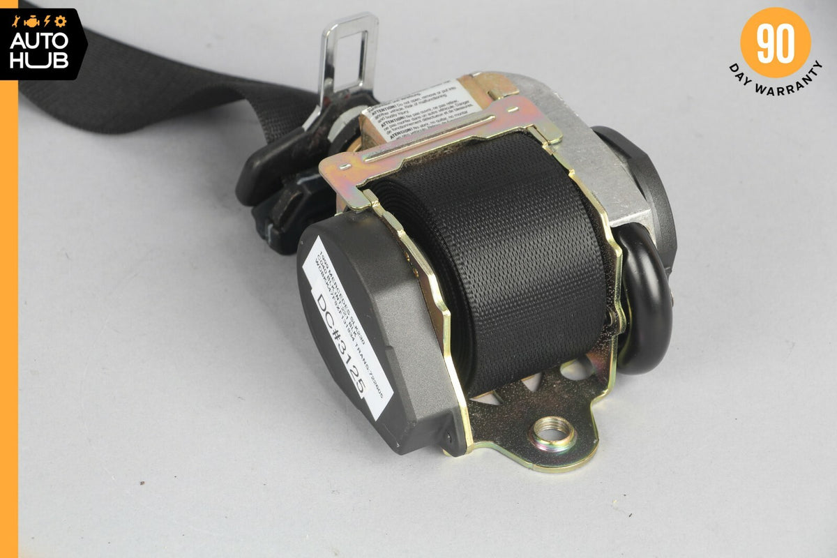 97-04 Mercedes R170 SLK230 SLK320 Right Passenger Seat Belt Seatbelt Black OEM - photo 4