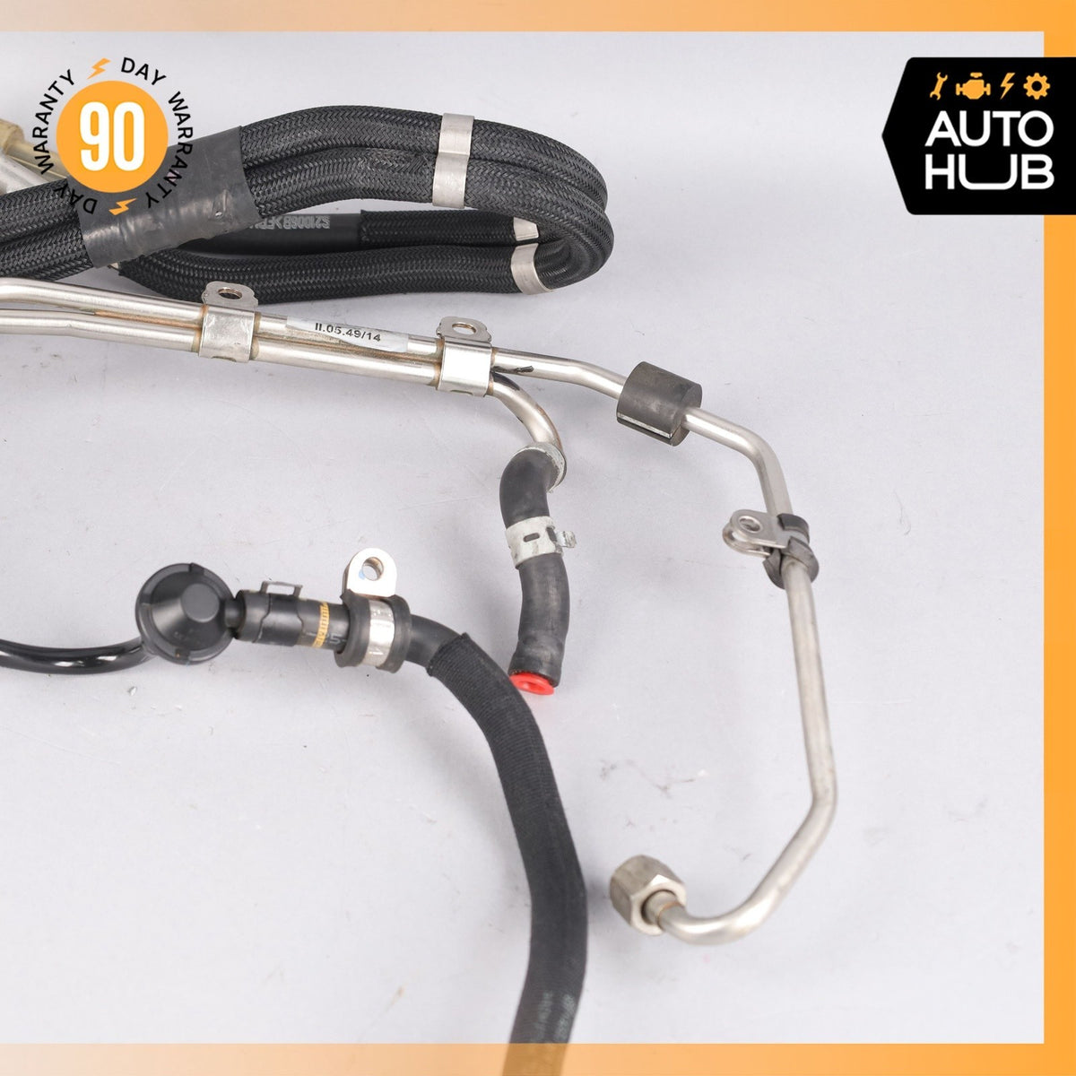Bentley Continental GT 4.0L Right High Pressure Fuel Pump Line 079127507BL OEM - photo 4
