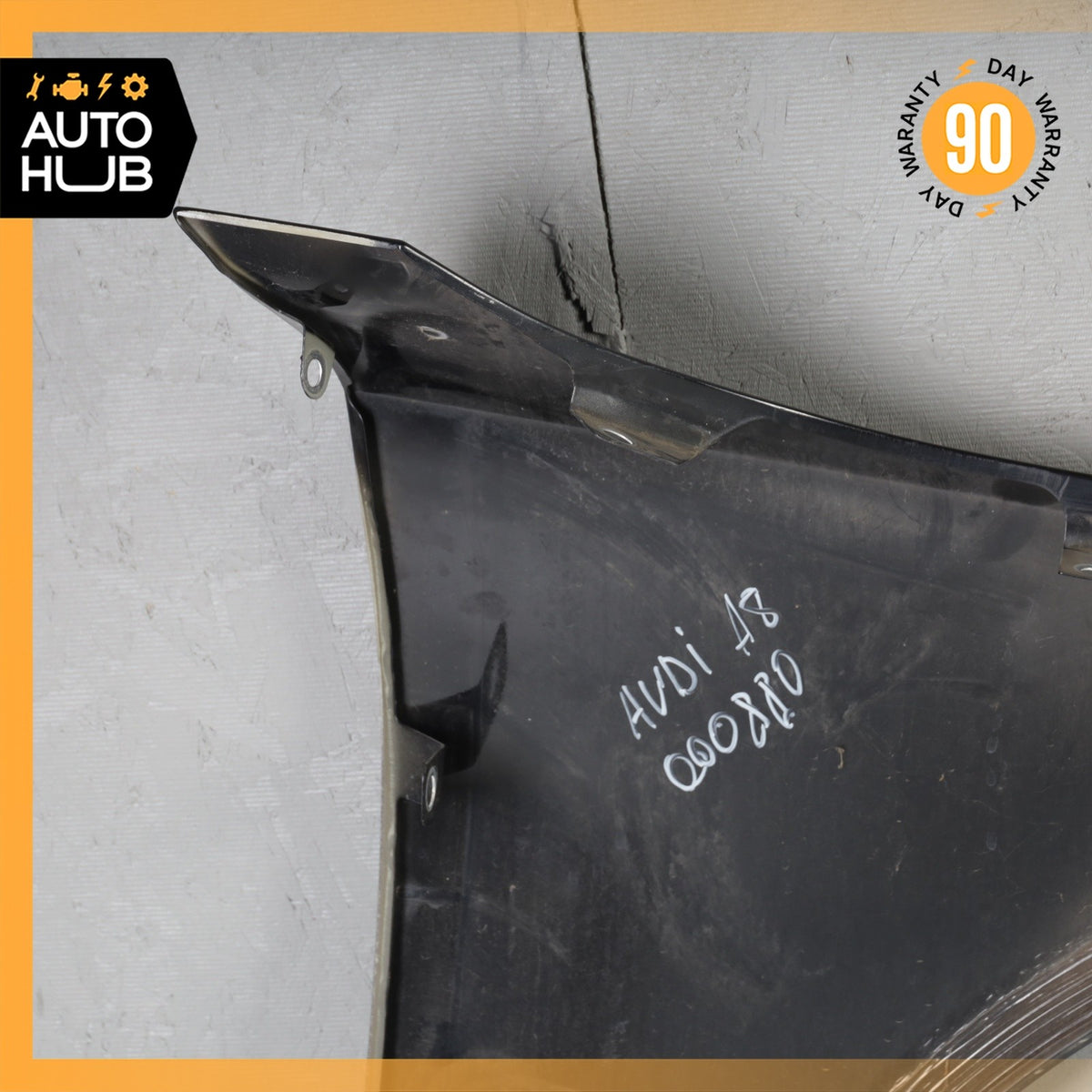 11-18 Audi D4 A8L S8 Left Driver Side Fender Wing Panel Black OEM - photo 18