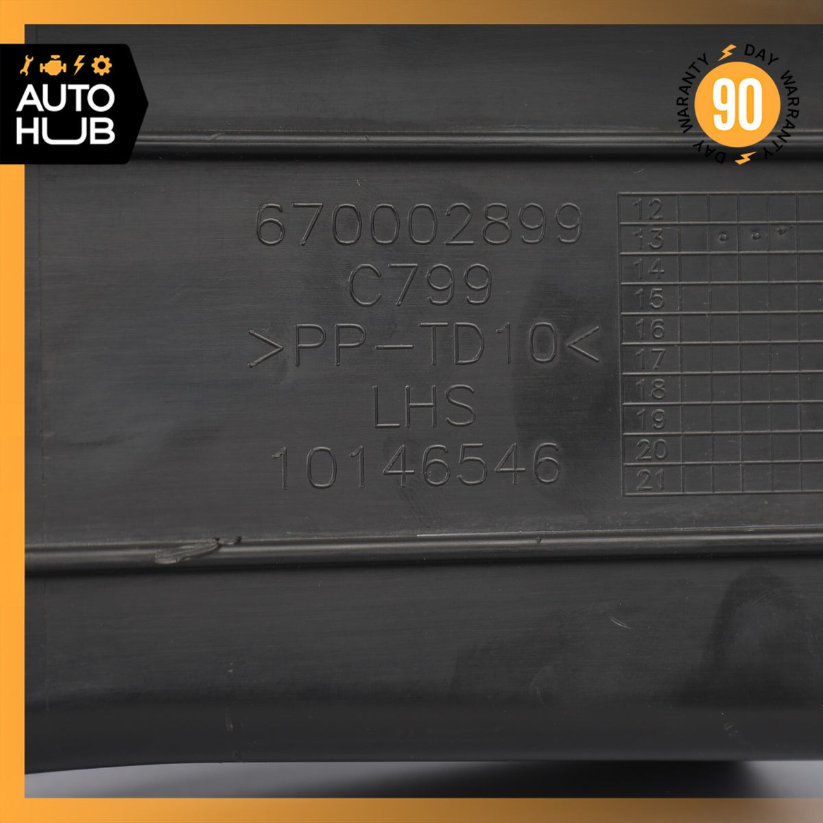 Maserati Quattroporte Front Left Side Intercooler Duct Shroud 670002899 OEM - photo 11