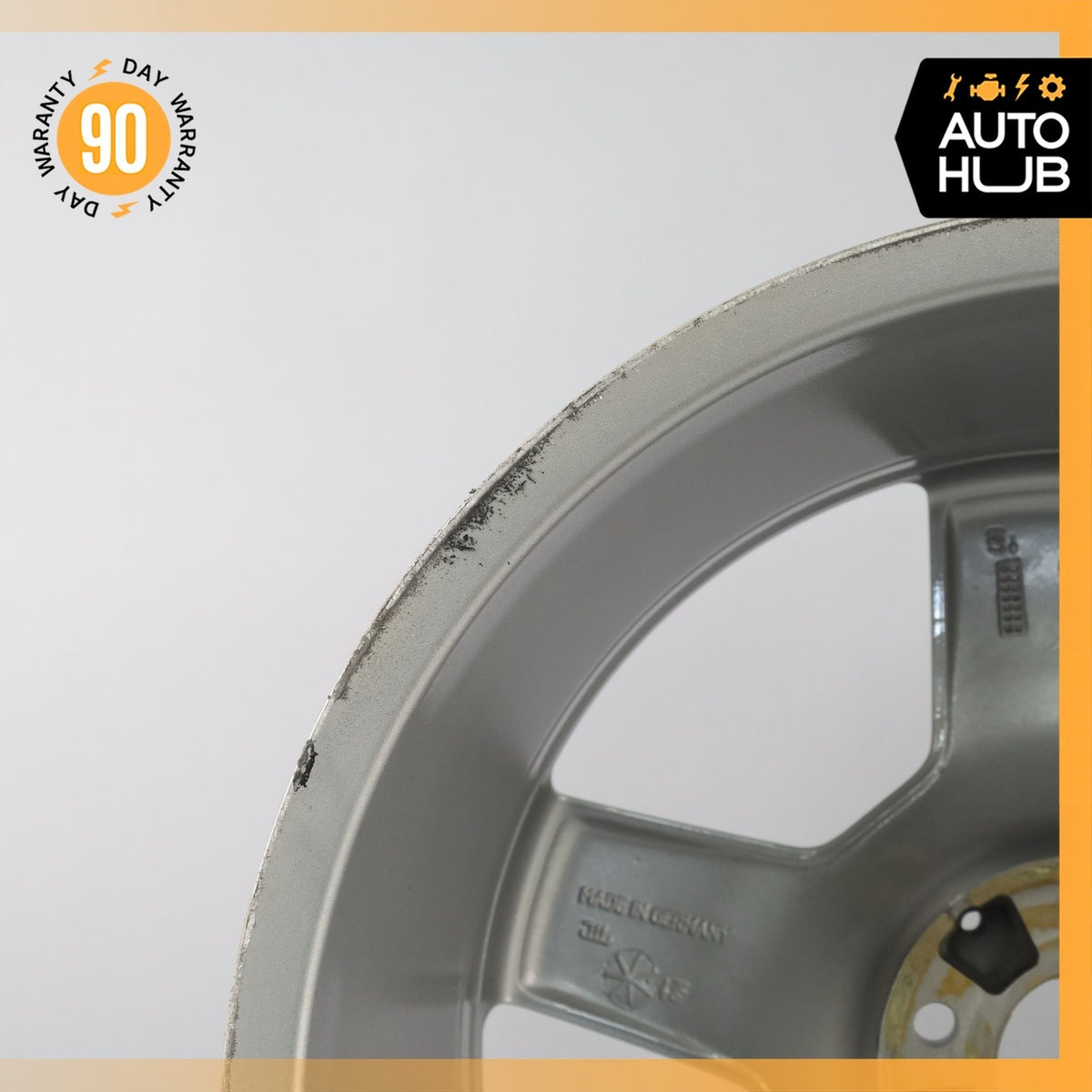 Mercedes W221 S550 CL63 AMG 8.5 x 19 19" Front Wheel Rim Polished Silver OEM - photo 10