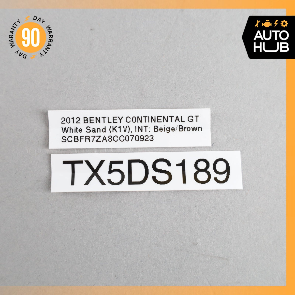 Bentley Continental GT Climate Temperature Sensor w/Cover OEM 56k - photo 11