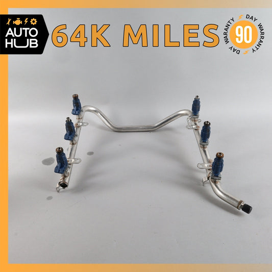 01-05 Mercedes R170 SLK320 ML320 E320 Fuel Injector Rail W/ Fuel Injectors OEM - photo 1